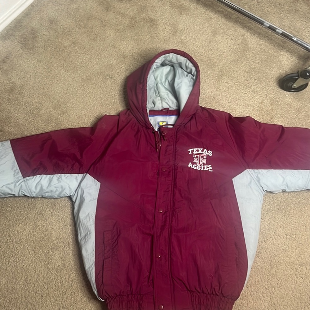 Vintage Texas A&M windbreaker size large adult